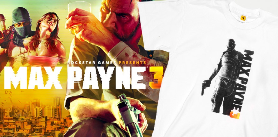 Zdjęcie do artykułu: Oryginalna koszulka Max Payne 3 od Rockstar Games